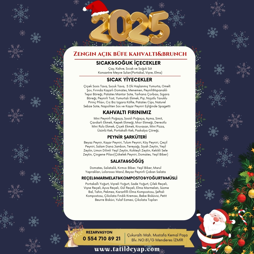 Tusan Beach Resort Hotel 2025 Yılbaşı Programı ve Gala Eğlencesi