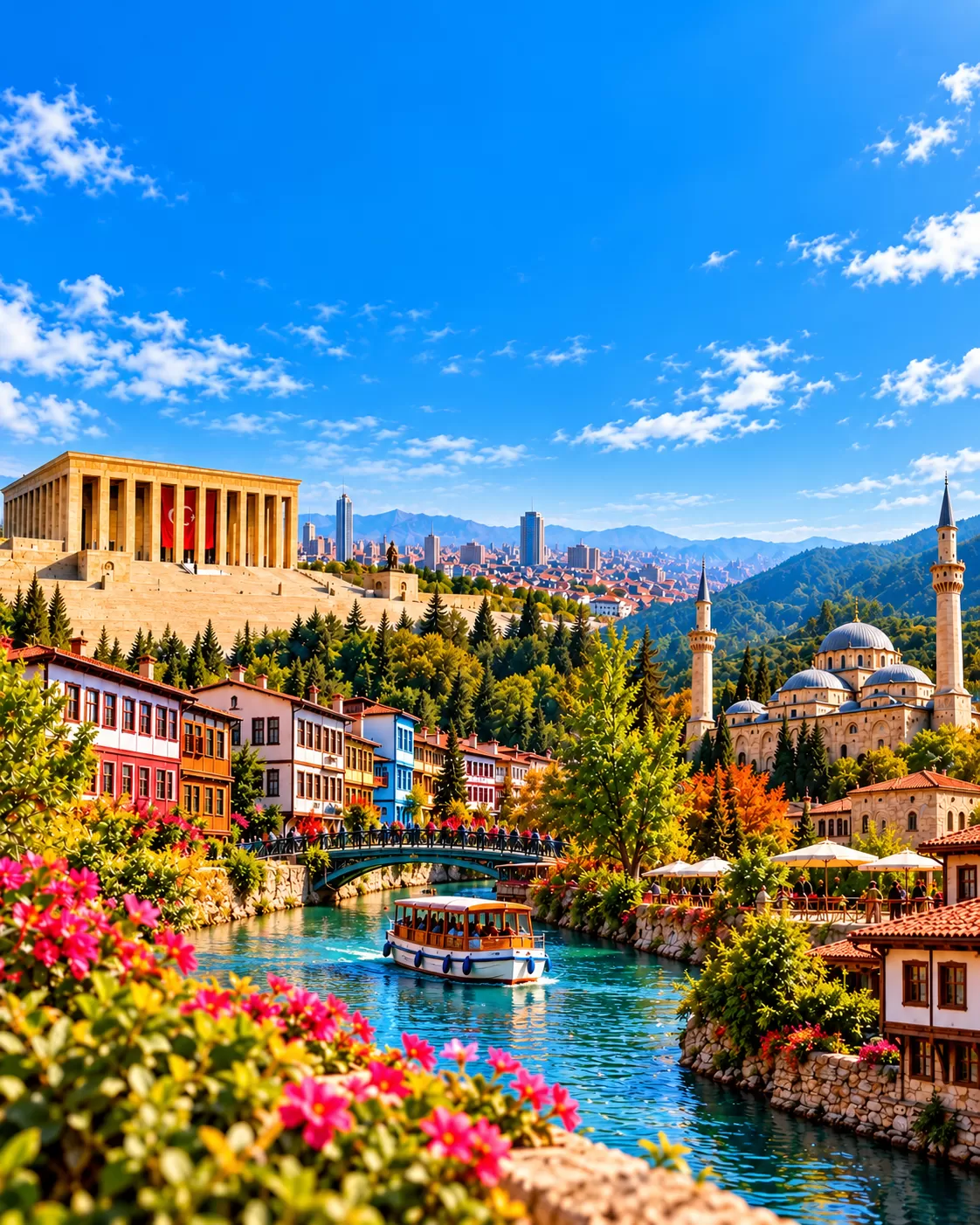 İzmir Çıkışlı Ankara Eskişehir Bursa Turu (3 Gün 2 Gece)