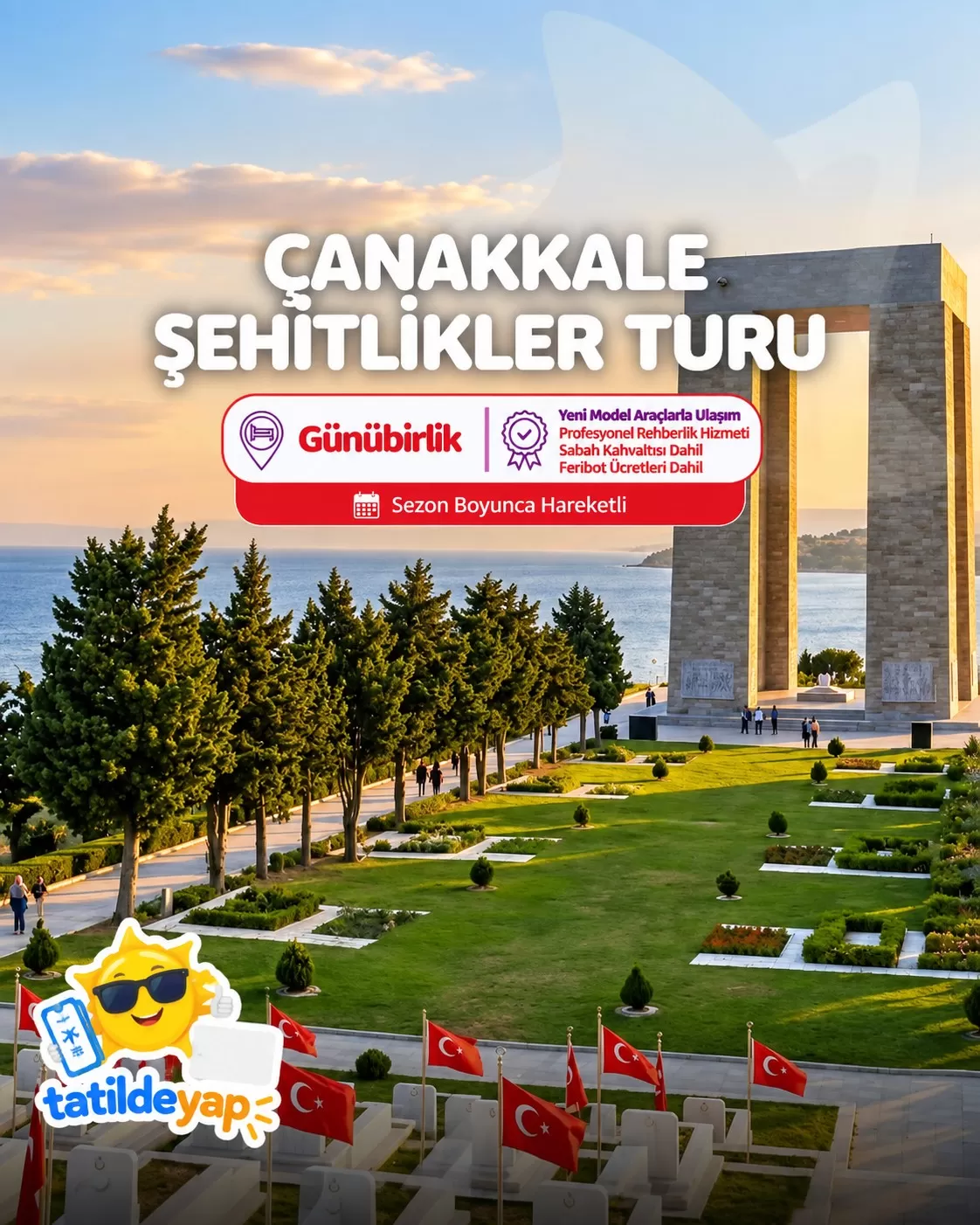 İzmir Çıkışlı Çanakkale Turları | 2026 Kahvaltı Dahil Fiyat