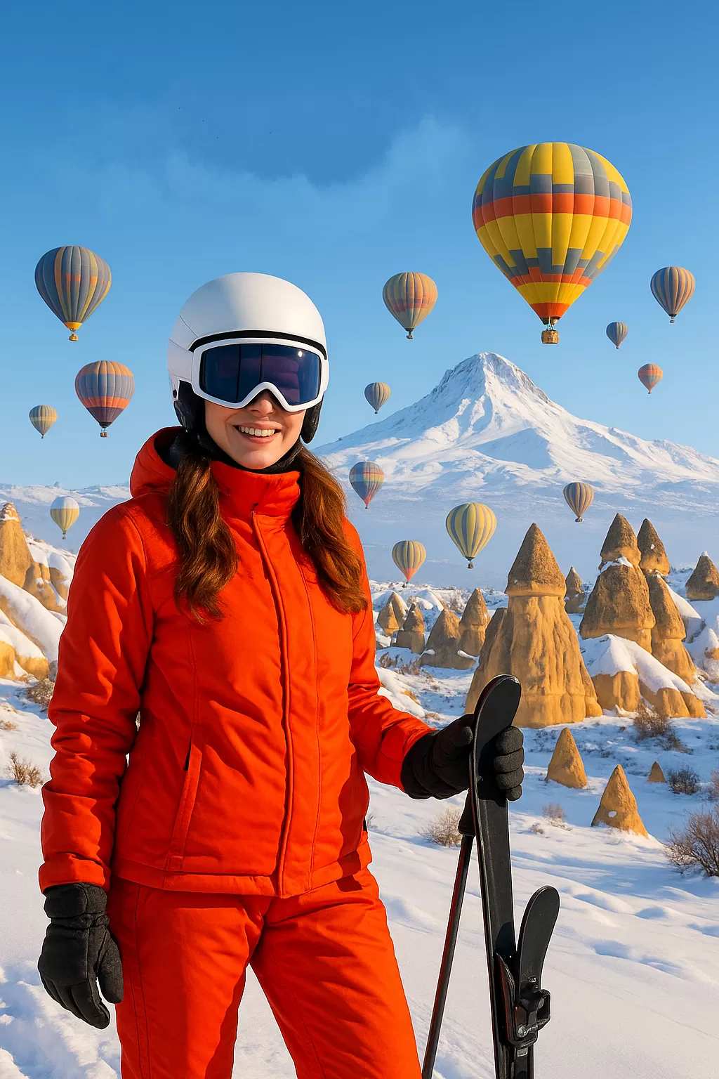 İzmir Çıkışlı Yılbaşı Kapadokya ve Erciyes Kayak Turu, 5* Otelde (2 Gece Konaklama)